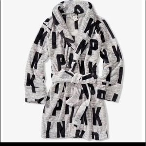 VS pink robe extra small